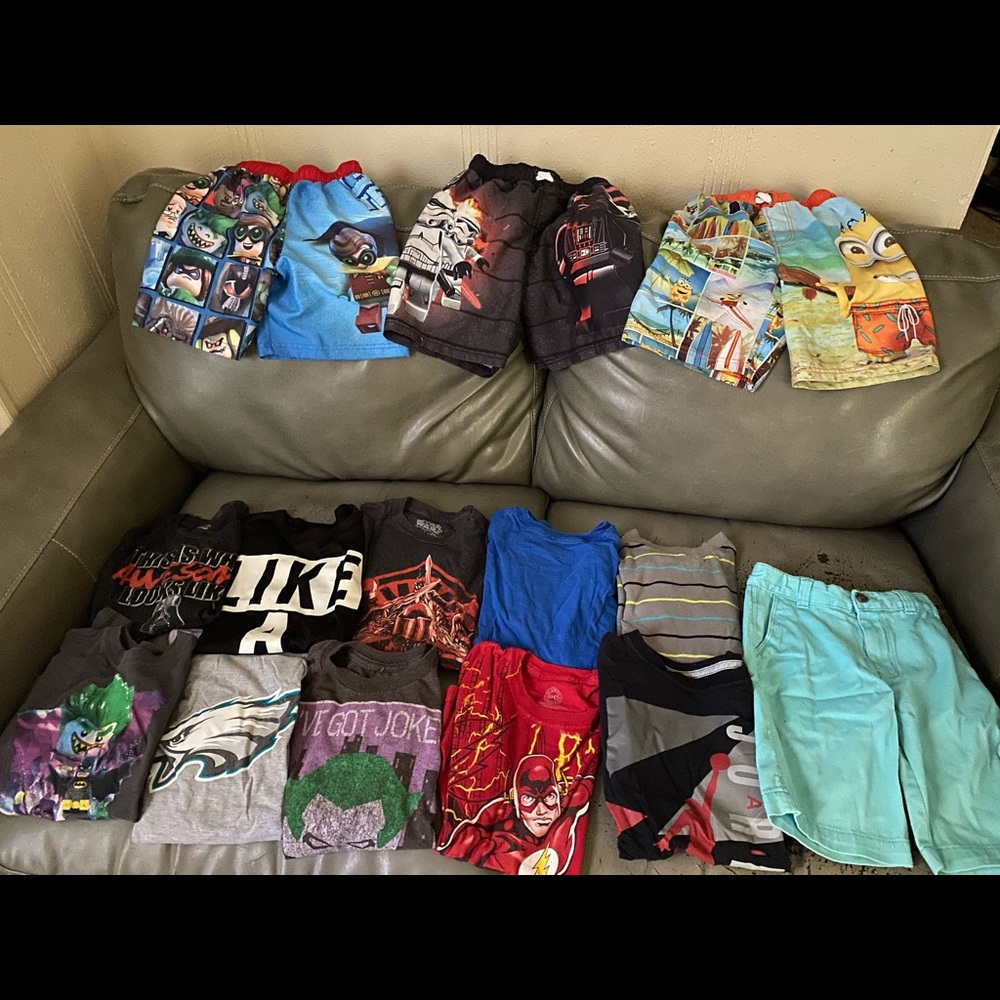 Boys size 7 summer lot